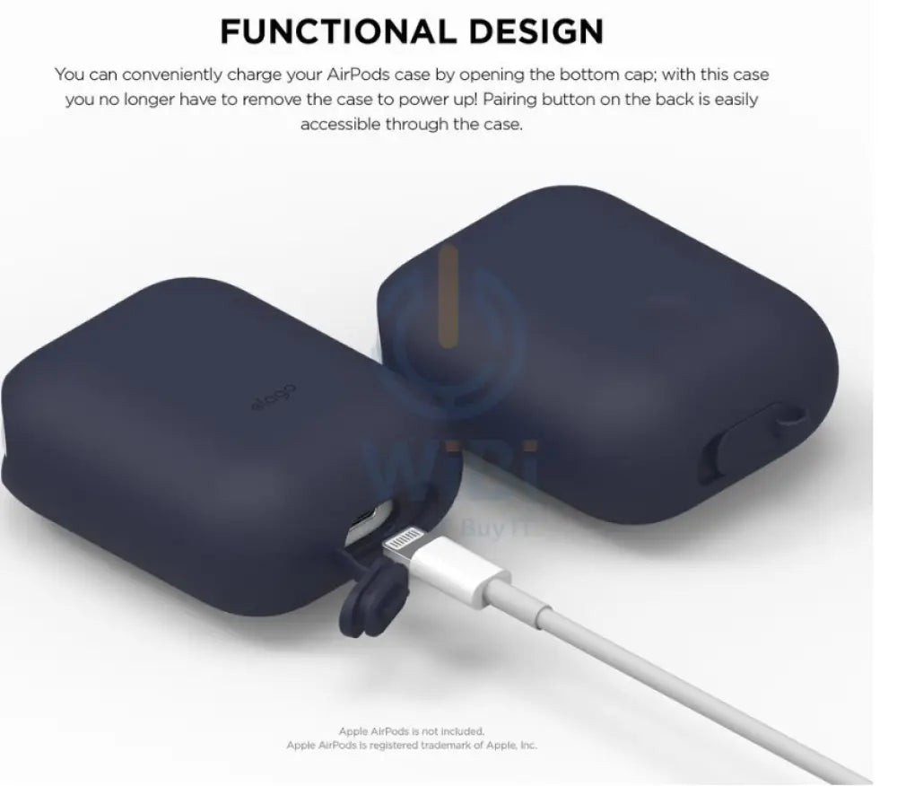 Elago AirPods 1&2 WaterProof Case - Jean Indigo Accessories > Mobiles & Tablets > Mobiles