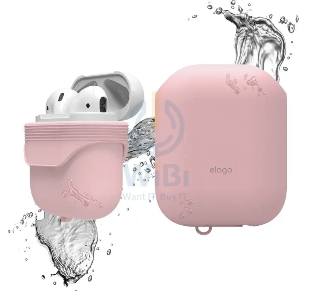 Elago AirPods 1 & 2 WaterProof Case - Lovely pink Accessories > Mobiles & Tablets > Mobiles