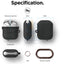Elago AirPods 1 & 2 Waterproof Hang Active Case - Black Accessories > Mobiles & Tablets > Mobiles