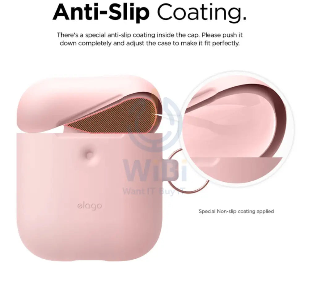 Elago AirPods 1&2 Wireless Hang Case - Lovely pink Accessories > Mobiles & Tablets > Mobiles