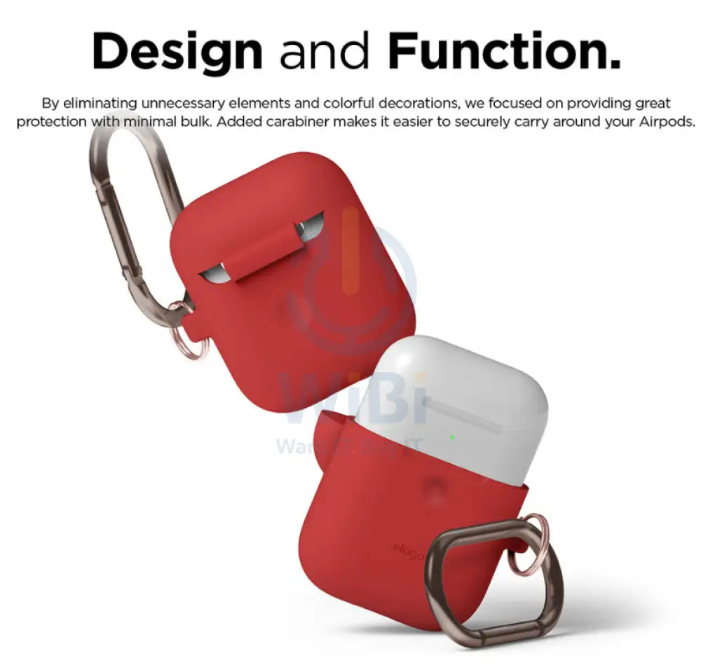 Elago AirPods 1&2 Wireless Hang Case - Red Accessories > Mobiles & Tablets > Tablets