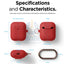 Elago AirPods 1&2 Wireless Hang Case - Red Accessories > Mobiles & Tablets > Tablets