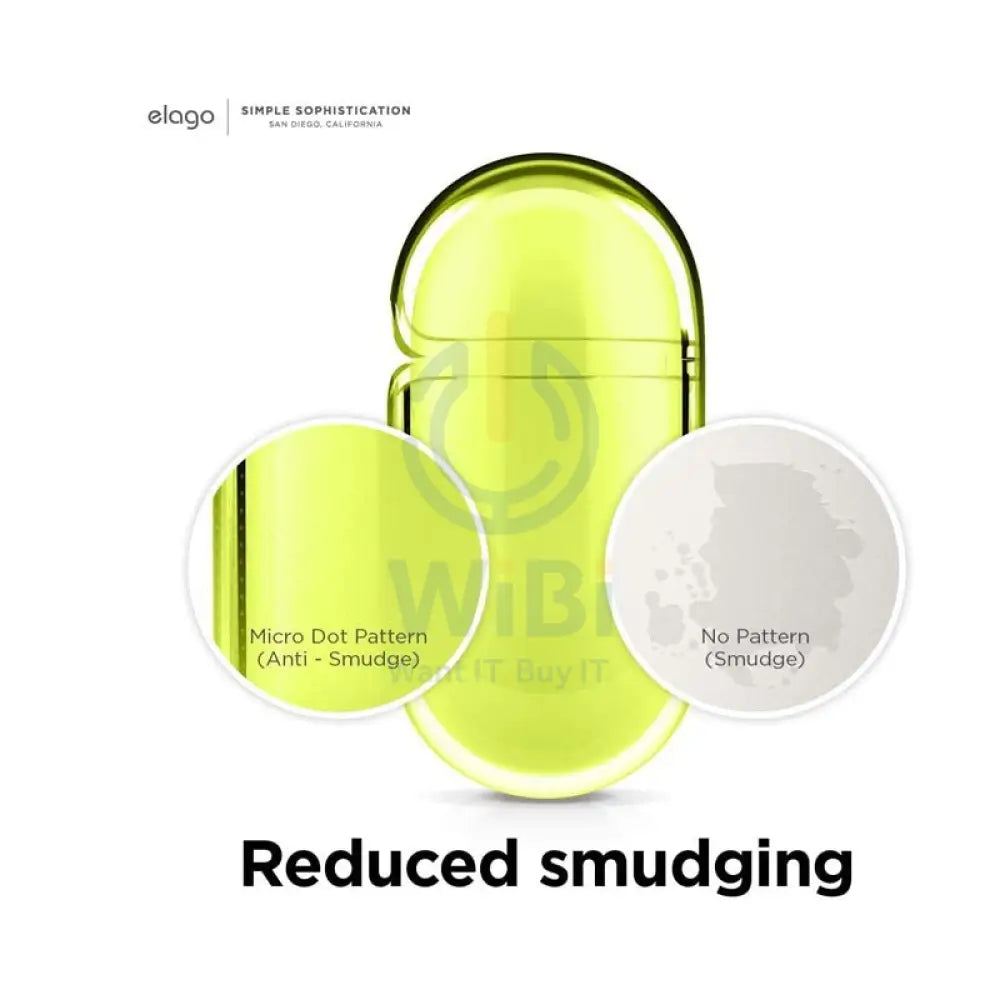 Elago AirPods 3 Clear Hang Case - Neon Yellow