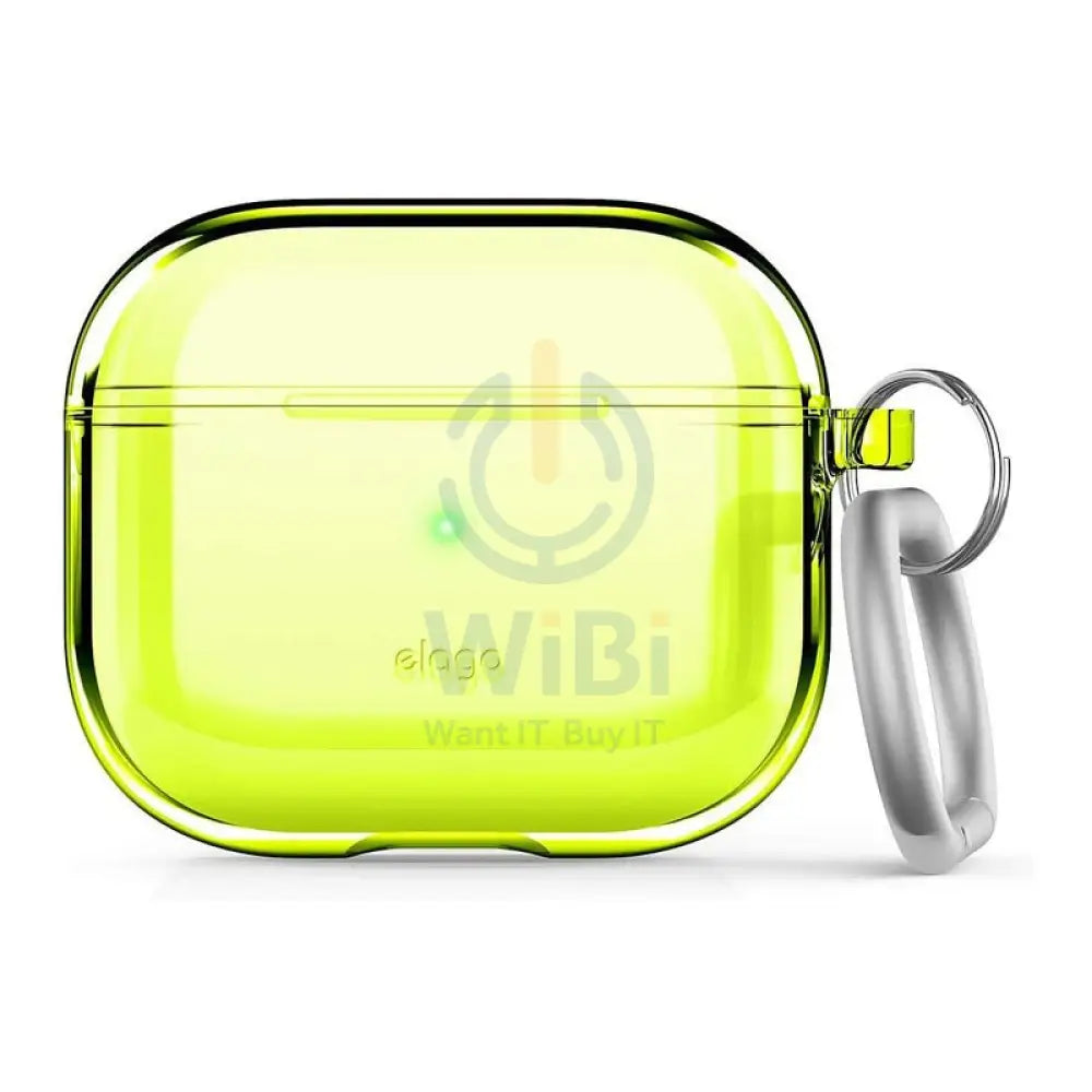Elago AirPods 3 Clear Hang Case - Neon Yellow