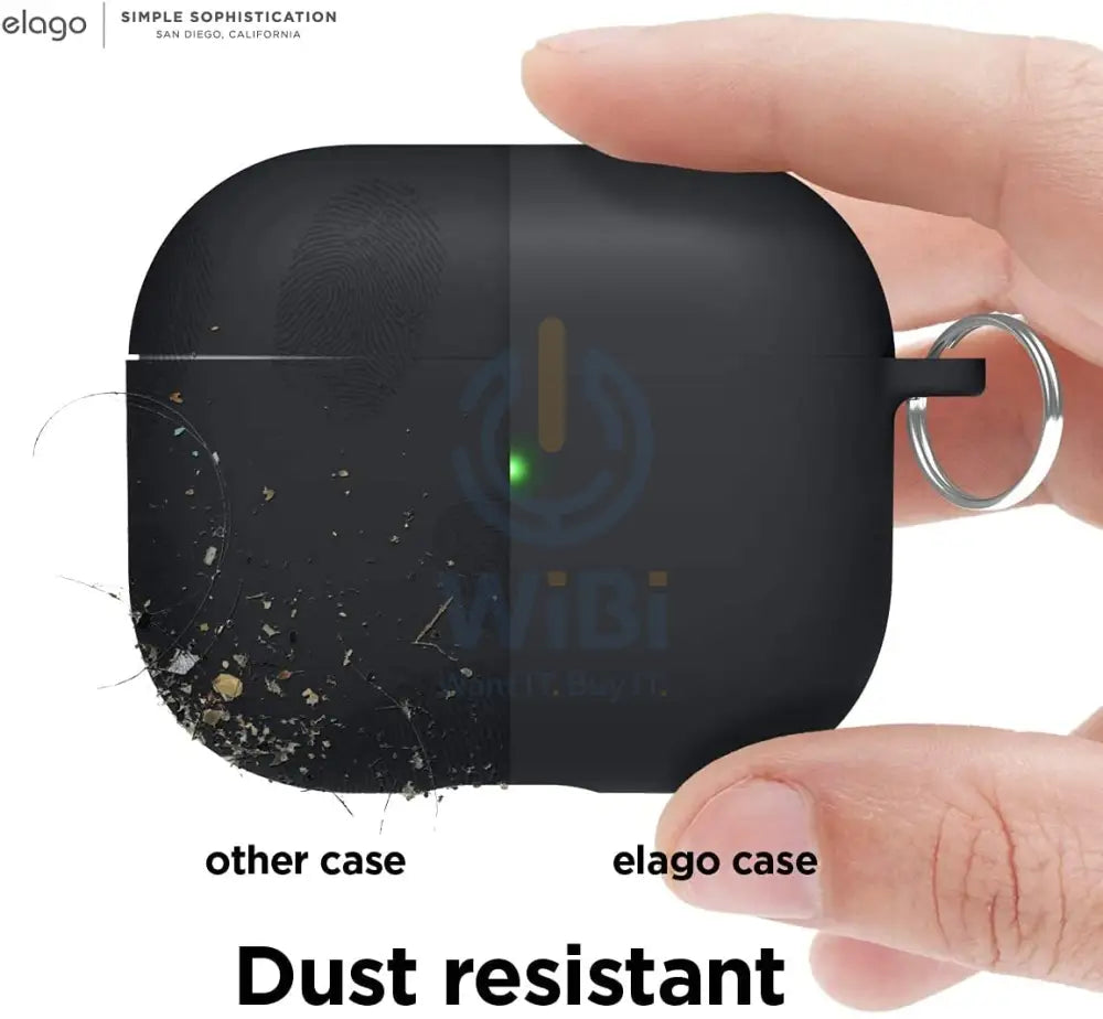 Elago AirPods 3 Liquid Hybrid Basic Hang Case - Black Accessories > Mobiles & Tablets