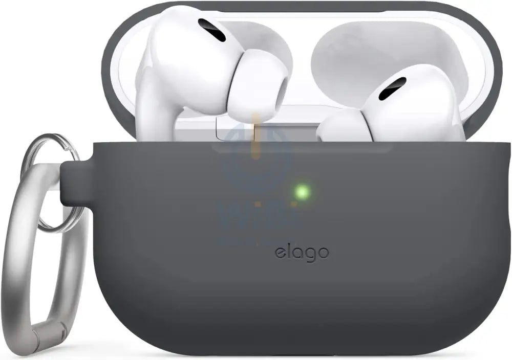 Elago AirPods Pro 1&2 Silicone Hang Case - Dark Gray Accessories > Mobiles & Tablets