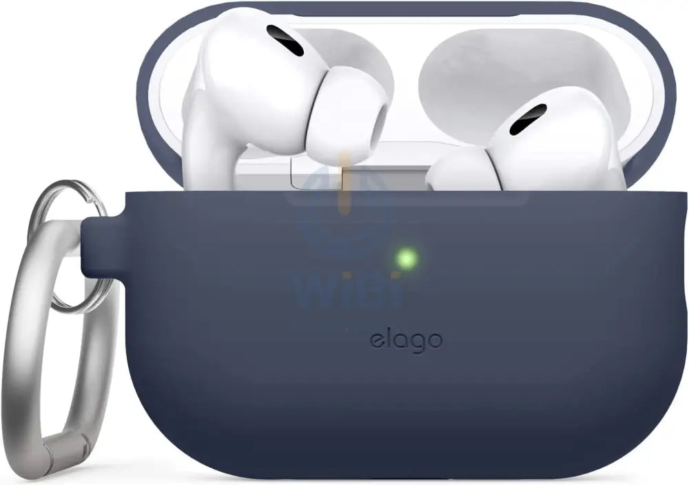 Elago AirPods Pro 1&2 Silicone Hang Case - Jean Indigo Accessories > Mobiles & Tablets