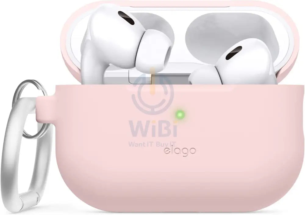 Elago AirPods Pro 1&2 Silicone Hang Case - Lovely Pink Accessories > Mobiles & Tablets