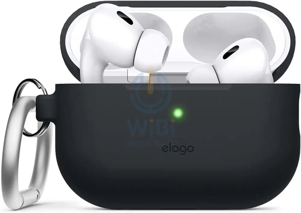 Elago AirPods Pro 2 Silicone Originial Hang Case - Black Accessories > Mobiles & Tablets