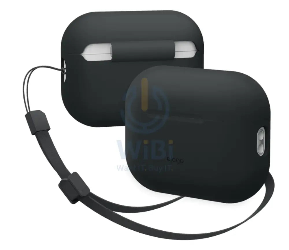 Elago AirPods Pro 2 Silicone Originial Hang Case - Black Accessories > Mobiles & Tablets