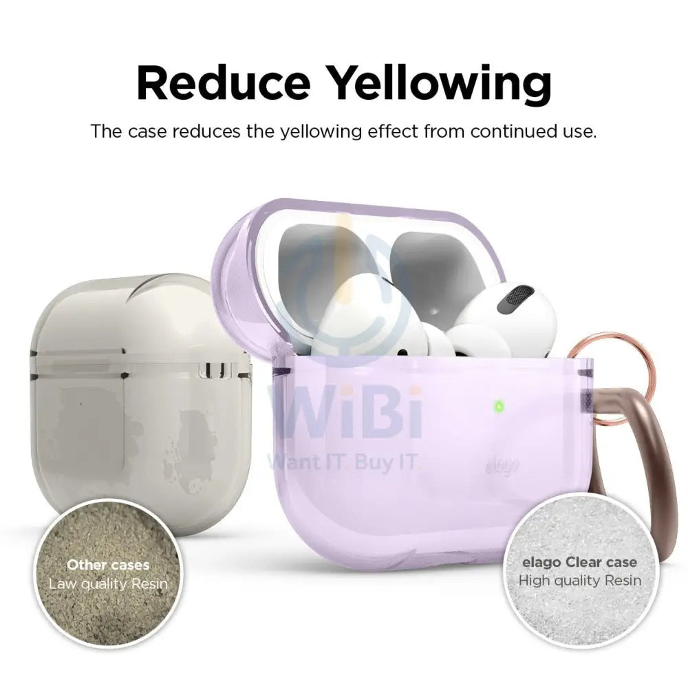 Elago AirPods Pro Clear Case - Lavender Accessories > Mobiles & Tablets > Mobiles