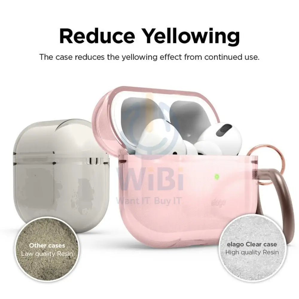 Elago AirPods Pro Clear Case - Lovely Pink Accessories > Mobiles & Tablets > Mobiles