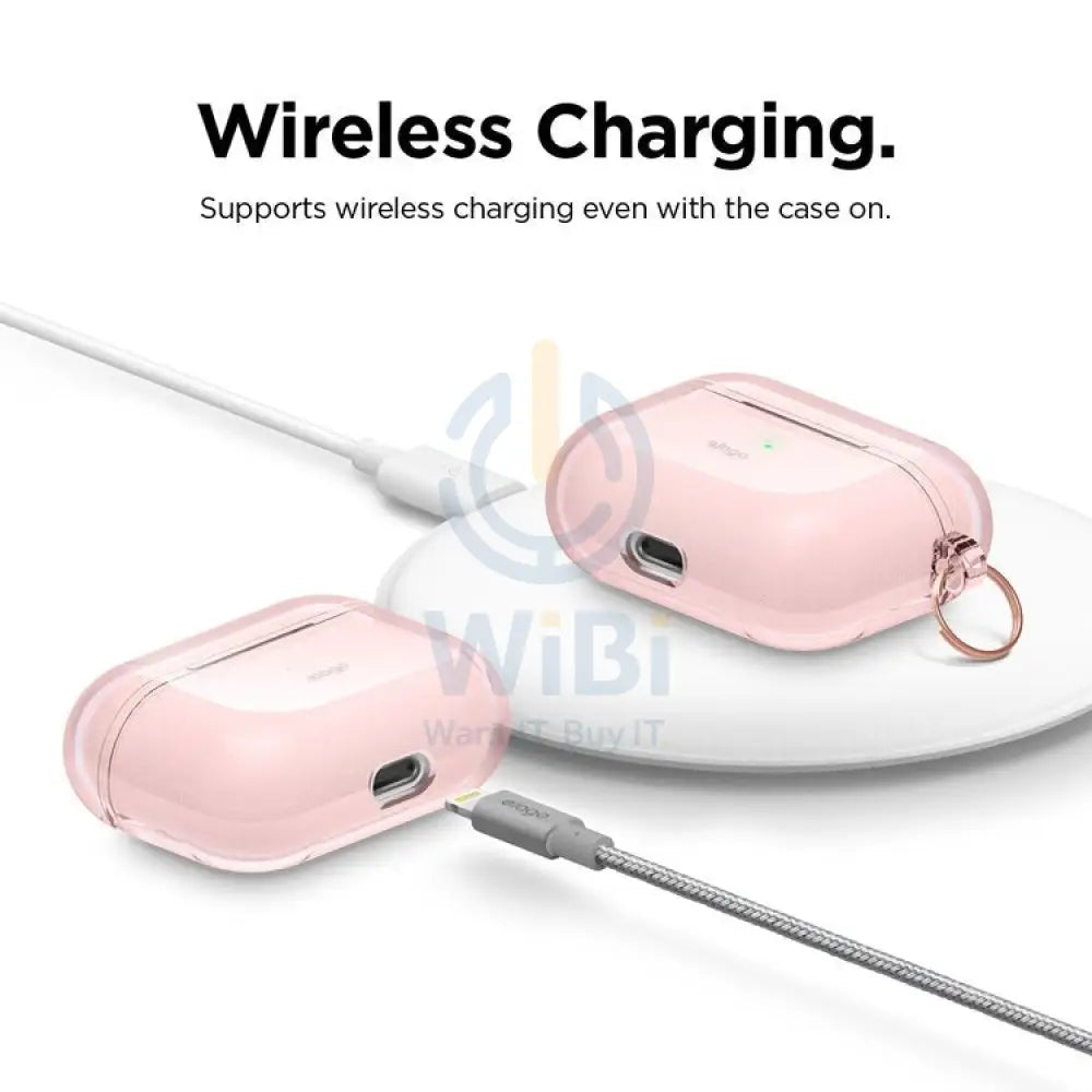 Elago AirPods Pro Clear Case - Lovely Pink Accessories > Mobiles & Tablets > Mobiles