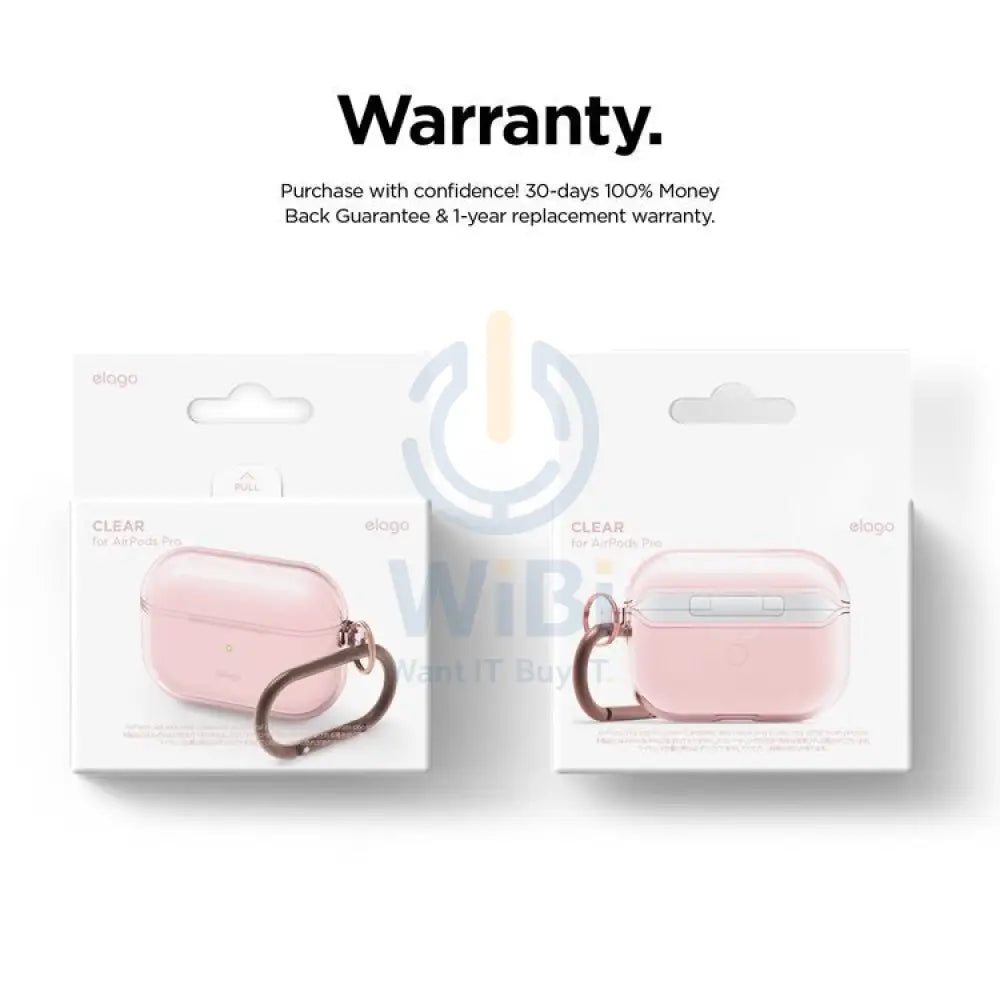 Elago AirPods Pro Clear Case - Lovely Pink Accessories > Mobiles & Tablets > Mobiles