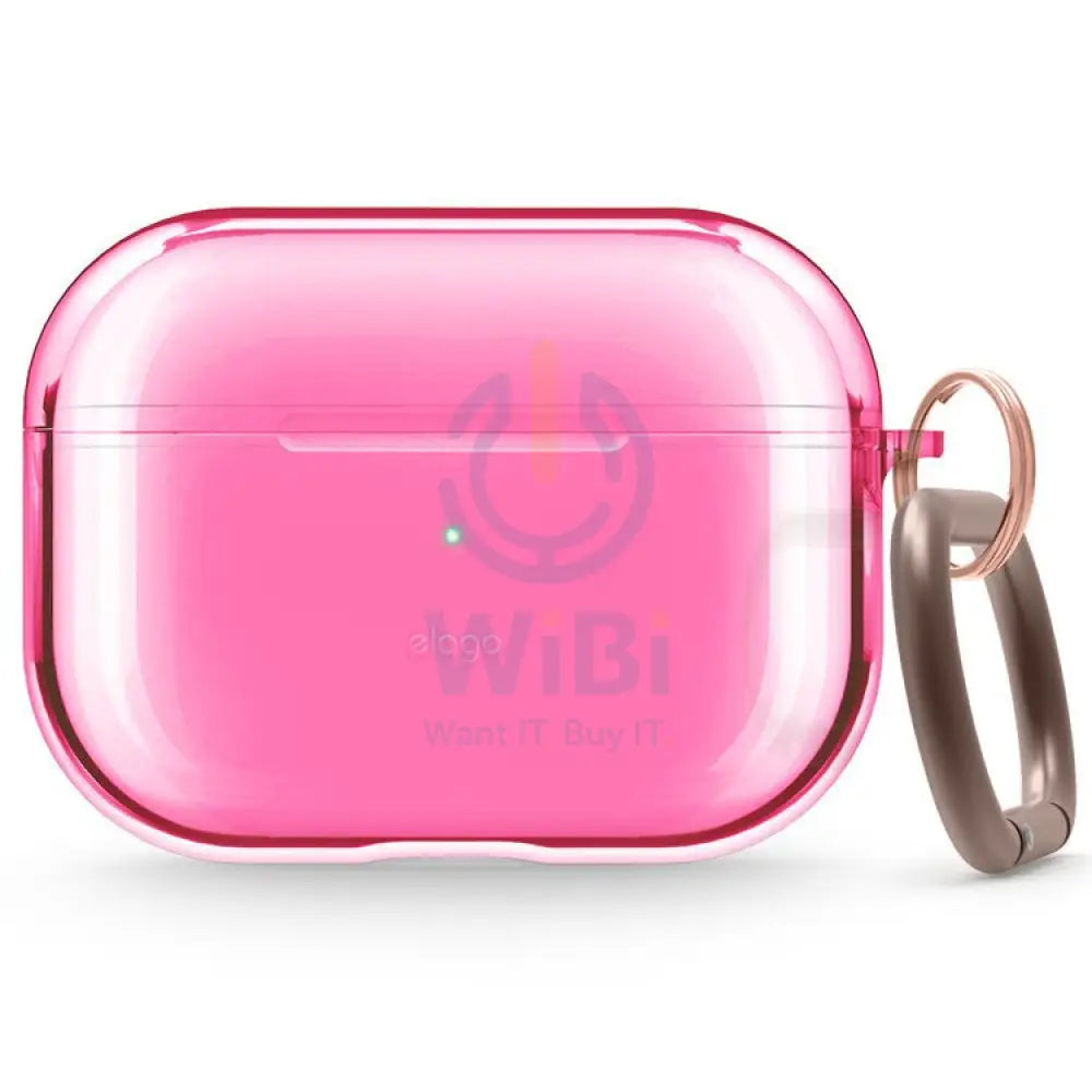Elago AirPods Pro Clear Case - Neon Hotpink Accessories > Mobiles & Tablets > Mobiles