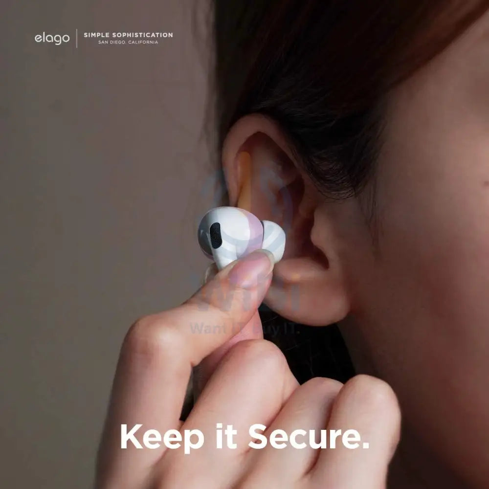 Elago AirPods Pro Ear tips Cover [2 Pairs of 2 Colors] - Pink / Lavender Accessories > Mobiles & Tablets > Mobiles