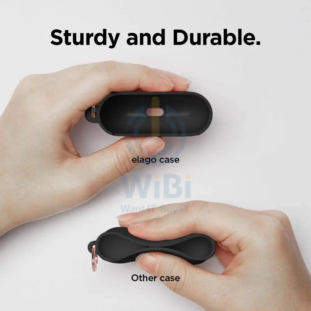 Elago AirPods Pro Liquid Hybrid Hang Case - Black Accessories > Mobiles & Tablets