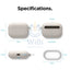 Elago AirPods Pro Liquid Hybrid Hang Case - Stone Accessories > Mobiles & Tablets