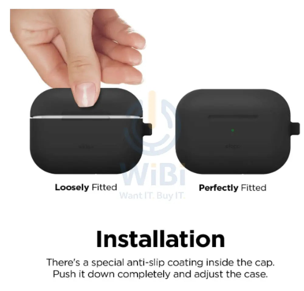 Elago AirPods Pro Original Hang Case - Black Accessories > Mobiles & Tablets > Mobiles