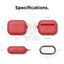 Elago AirPods Pro Original Hang Case - Red Accessories > Mobiles & Tablets > Mobiles