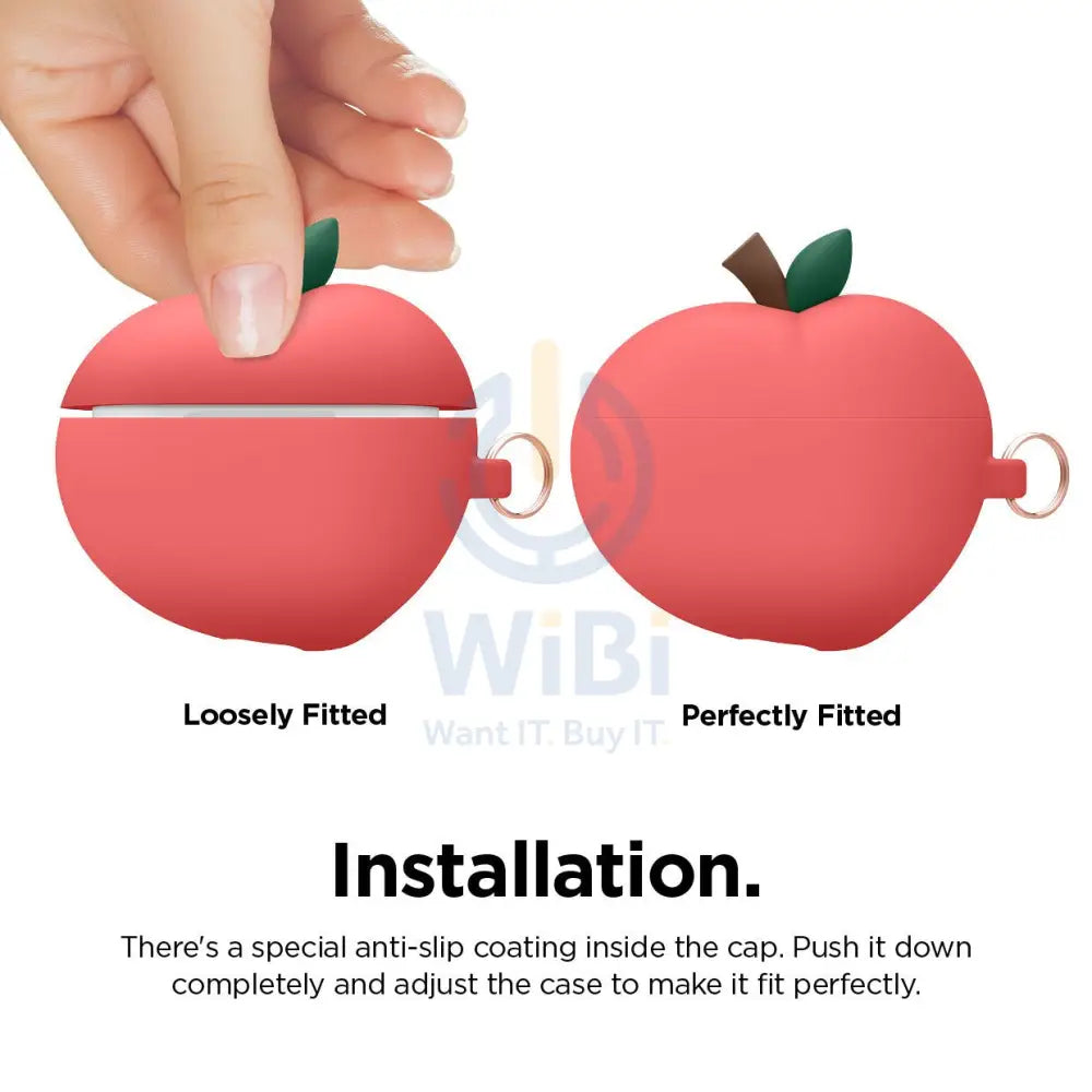 Elago AirPods Pro Peach Case - Red Accessories > Mobiles & Tablets