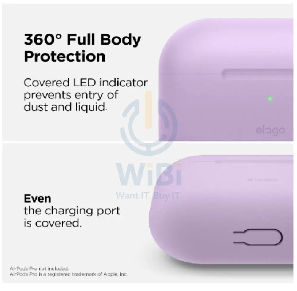 Elago AirPods Pro Slim Case - Lavender Accessories > Audio > Headphones