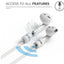 Elago AirPods Pro Strap - Apple Airpods 1 & 2 / White Accessories > Mobiles & Tablets