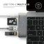 Elago Aluminum Charging Multi Hub USB-C - Space Gray Accessories > USB Hub