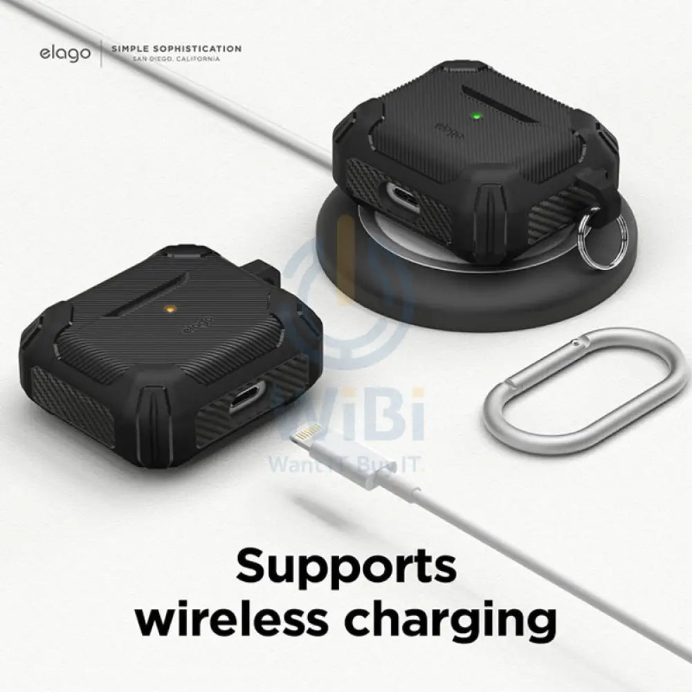 Elago Apple Airpods 3 Solid Armor Case - Black Accessories > Mobiles & Tablets