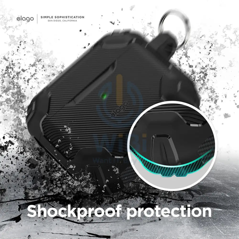 Elago Apple Airpods 3 Solid Armor Case - Black Accessories > Mobiles & Tablets