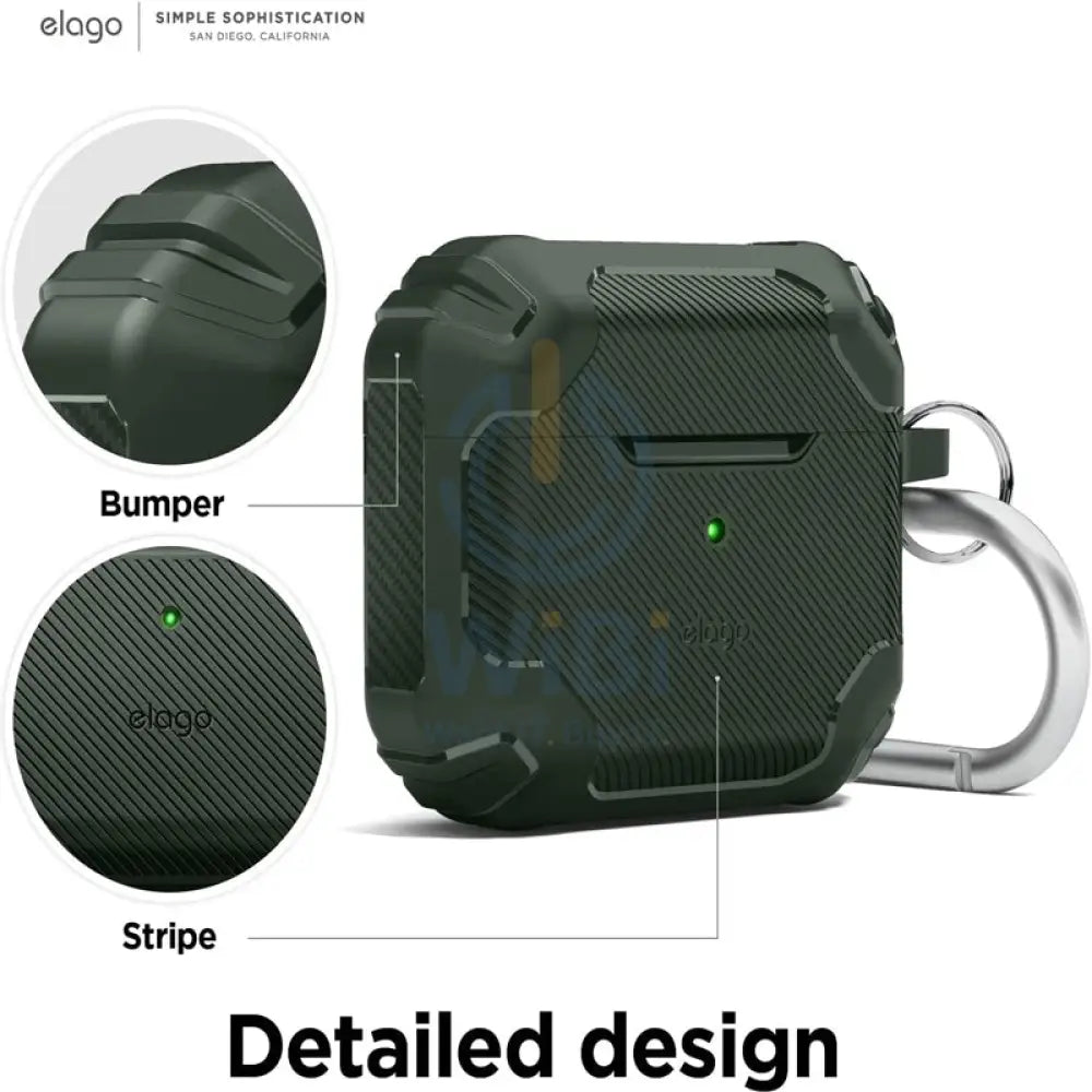 Elago Apple Airpods 3 Solid Armor Case -Dark Green Accessories > Mobiles & Tablets