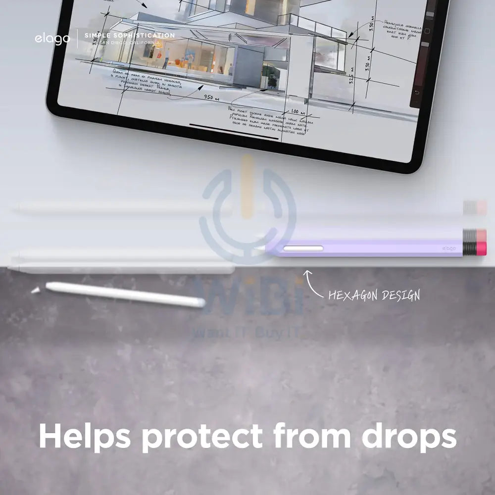 Elago Apple Pencil 2nd Gen Classic Case – Lavender Accessories > Mobiles & Tablets