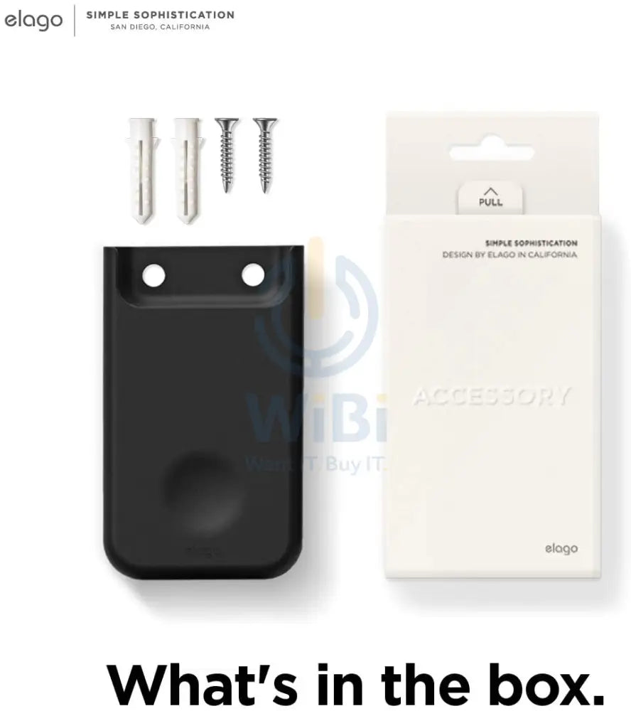 Elago Apple TV Remote Universal Holder Mount - Medium - Black - Black Accessories > Other Accessories