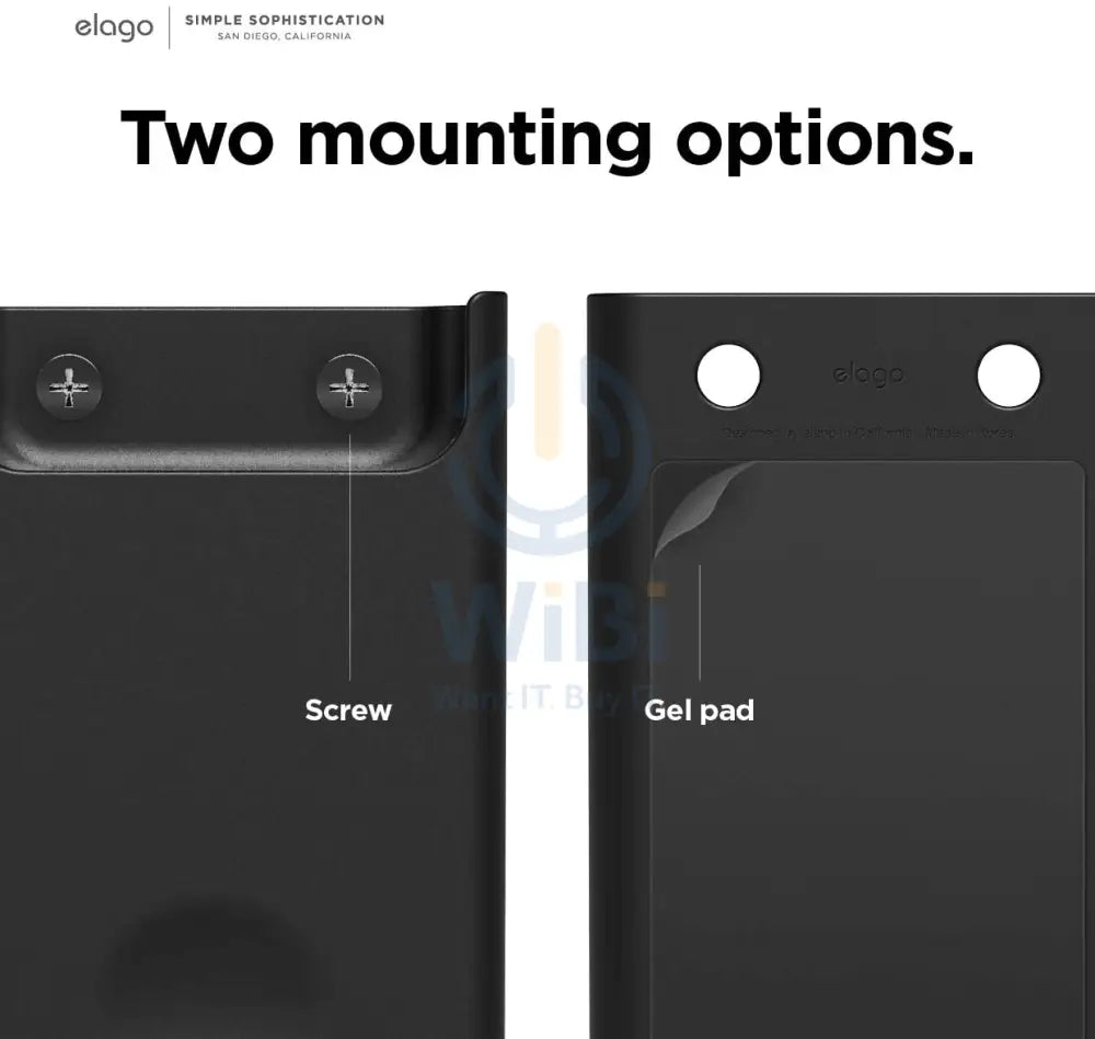 Elago Apple TV Remote Universal Holder Mount - Medium - Black - Black Accessories > Other Accessories