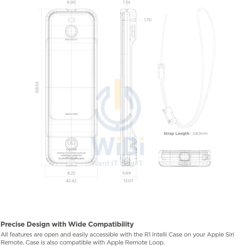 Elago Apple TV Siri Remote R1 Intelli Case - White Accessories > Smart Devices > Smart TV