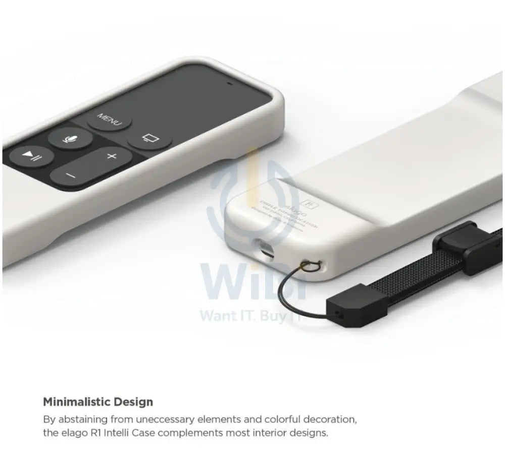 Elago Apple TV Siri Remote R1 Intelli Case - White Accessories > Smart Devices > Smart TV