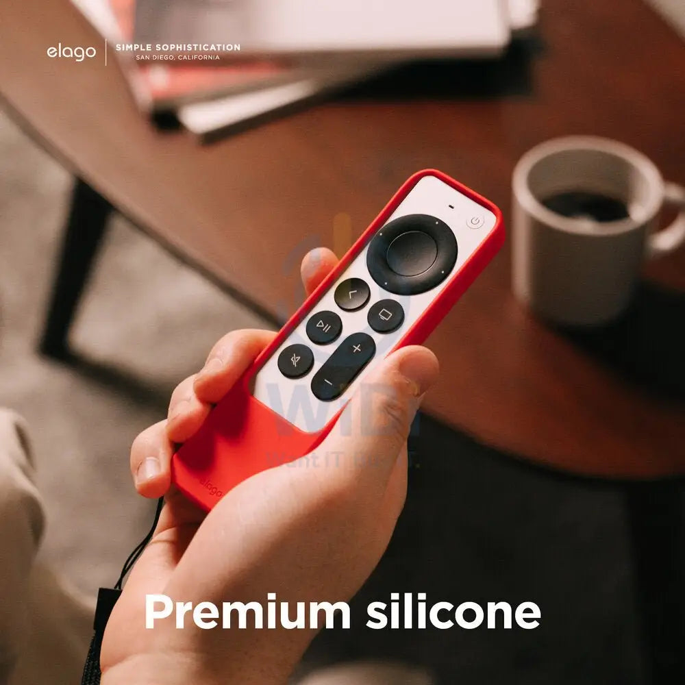 Elago Apple TV Siri Remote R4 2021 Case - Red Accessories > Mobiles & Tablets > Mobiles > Screen Protectors & Covers