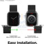Elago Apple Watch 41/40mm Premium Fluoro Rubber Strap - Black Accessories > Smart Watches