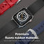 Elago Apple Watch 41/40mm Premium Fluoro Rubber Strap - Black Accessories > Smart Watches