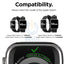 Elago Apple Watch 45/44/42mm/Ultra Premium Fluoro Rubber Strap - Black Accessories > Smart Watches