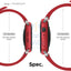 Elago Apple Watch 45/44/42mm/Ultra Premium Fluoro Rubber Strap - Red Accessories > Smart Watches