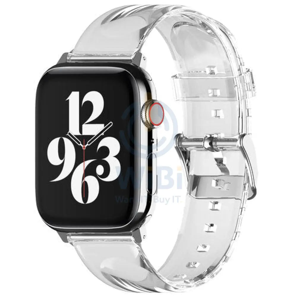 Elago Apple Watch 45mm/44mm/Ultra TPU Band - Clear - Clear Accessories > Smart Watches