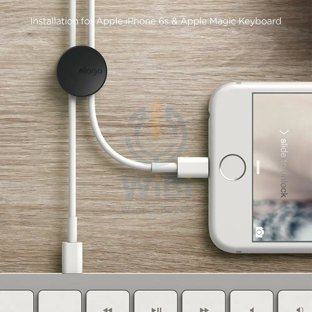 Elago Cable Management Buttons (7 pieces) - Black Accessories > Other Accessories