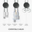 Elago Cable Management Buttons (7 pieces) - Black Accessories > Other Accessories
