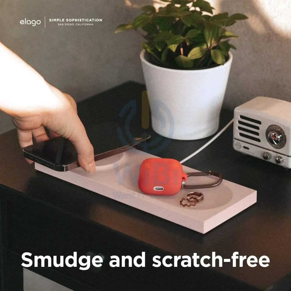 Elago Charging Tray for MagSafe - Sand Pink Accessories > Mobiles & Tablets > Mobiles > Mobile Holder / Stands