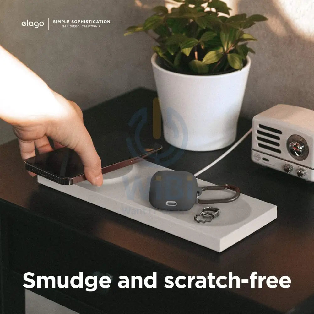 Elago Charging Tray for MagSafe - Stone Accessories > Mobiles & Tablets > Mobiles > Mobile Holder / Stands