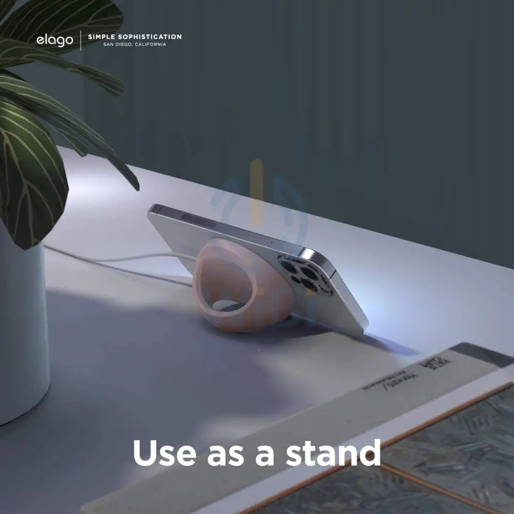 Elago Grip Stand for Magsafe - Lovely Pink Accessories > Mobiles & Tablets > Mobiles > Mobile Holder / Stands