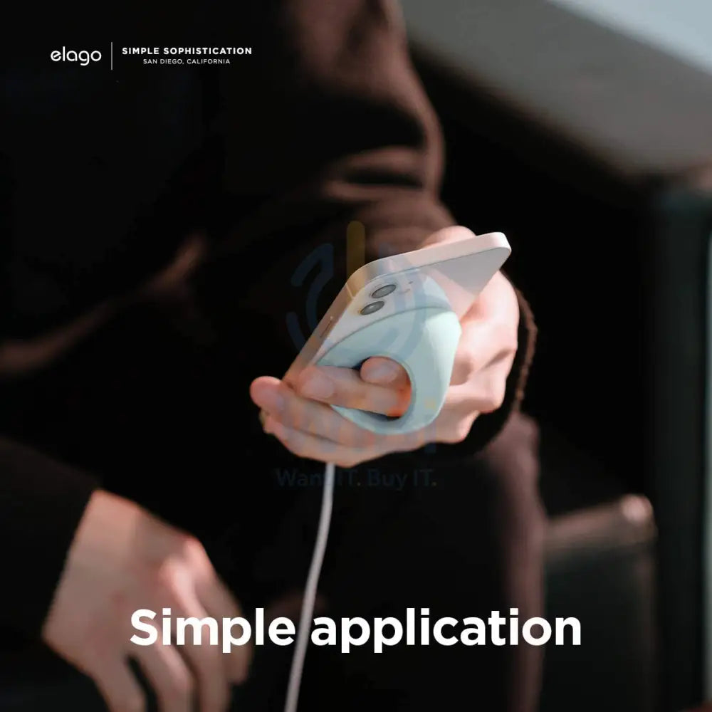 Elago Grip Stand for Magsafe - Mint Accessories > Mobiles & Tablets > Mobiles > Mobile Holder / Stands