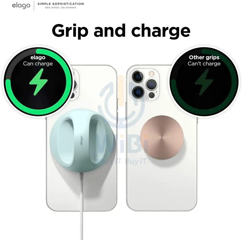 Elago Grip Stand for Magsafe - Mint Accessories > Mobiles & Tablets > Mobiles > Mobile Holder / Stands