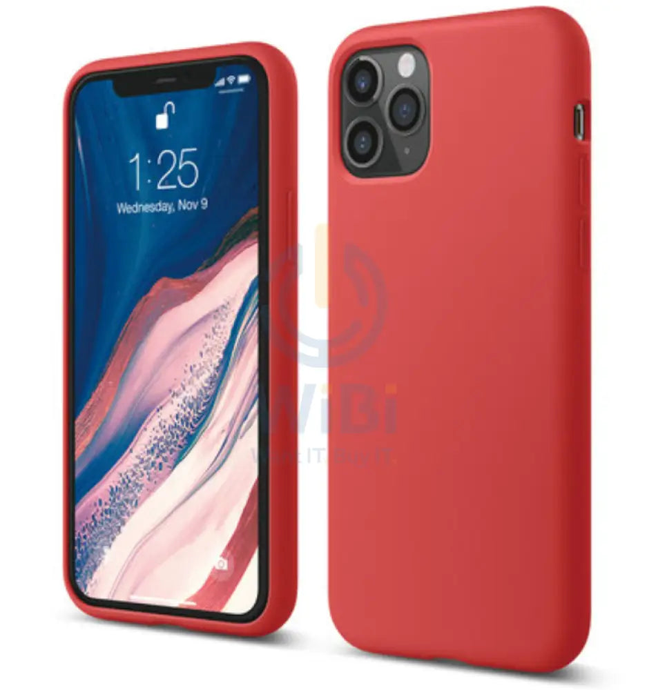 Elago iPhone 11 Pro 5.8 inch Silicone Case - Red Accessories > Mobiles & Tablets > Mobiles > Screen Protectors & Covers